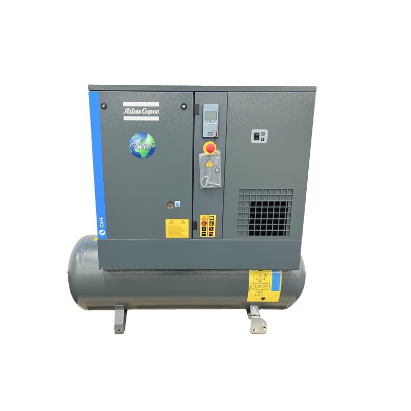 Atlas Copco G4 FF con botte LT 200 ed essiccatore Scontati del 50%-60% Atlas Copco G4 FF con botte LT 200 ed essiccatore Scontati del 50%-60%