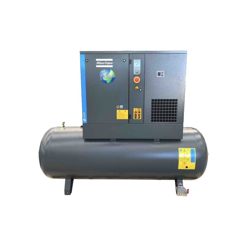Atlas Copco G7 FF con botte LT 500 ed essiccatore Scontati del 50%-60%