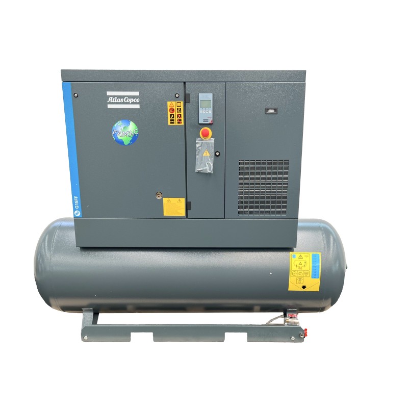 Atlas Copco G15 FF con botte LT 500 e essiccatore Scontati del 50%-60% Atlas Copco G15 FF con botte LT 500 e essiccatore Scontati del 50%-60%