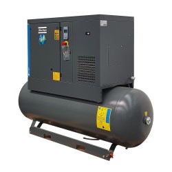 Atlas Copco G15 FF con botte LT 500 e essiccatore Scontati del 50%-60%