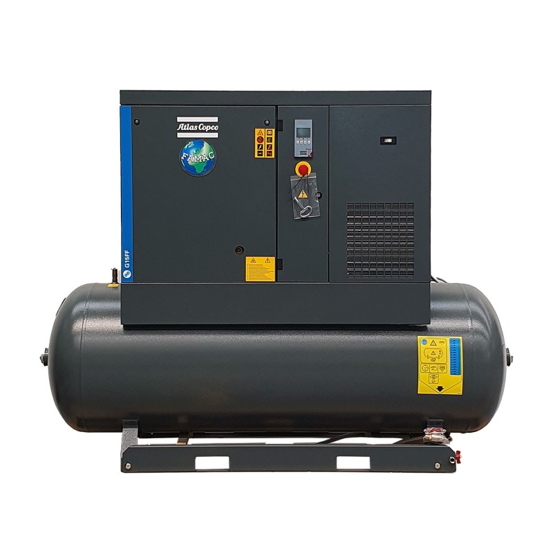 Atlas Copco G15 FF con botte LT 500 e essiccatore Scontati del 50%-60% Atlas Copco G15 FF con botte LT 500 e essiccatore Scontati del 50%-60%