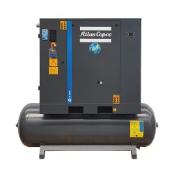 Atlas Copco G18 ff con Botte LT 500 e essiccatore Scontati del 50%-60%